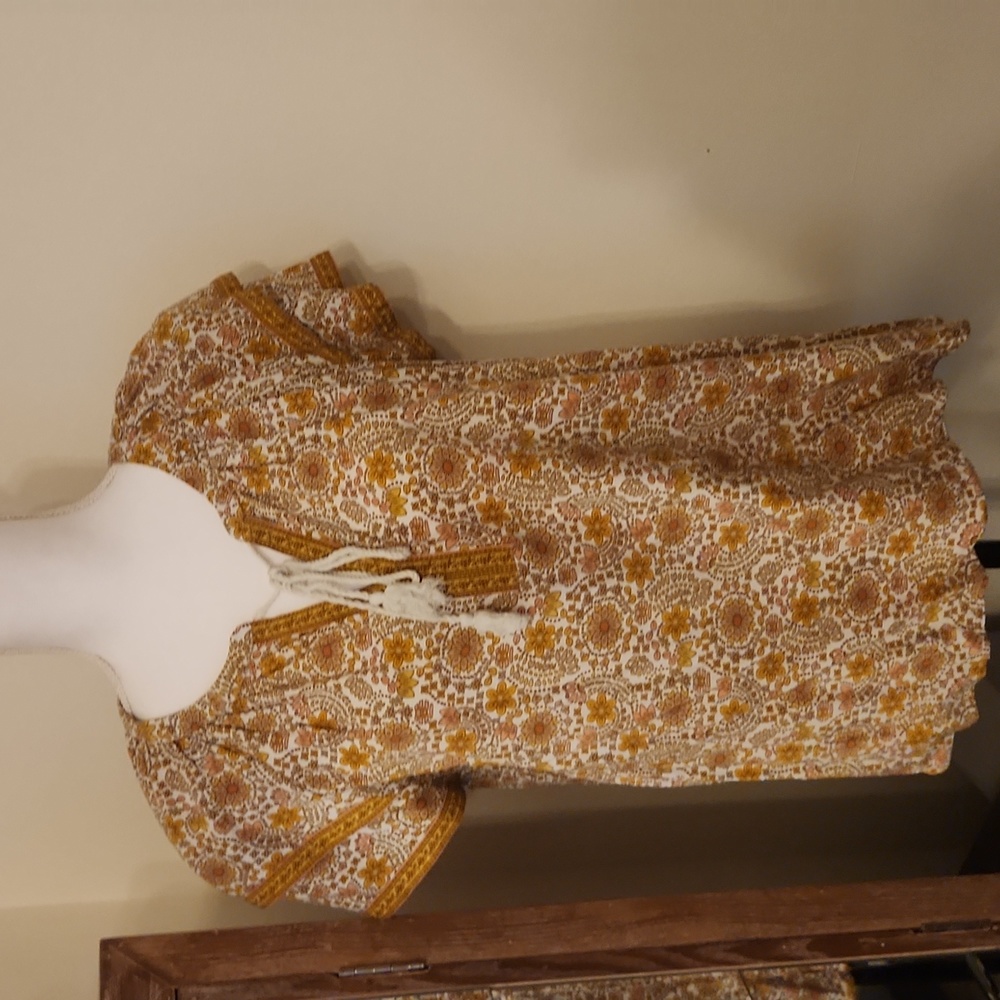 Bohemian floral blouse